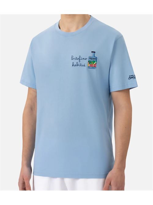 cotton classic t-shirt MC2 SAINT BARTH | T-SHIRT MAN-05652HPORTOFINO GIN HABITUE 31 EMB